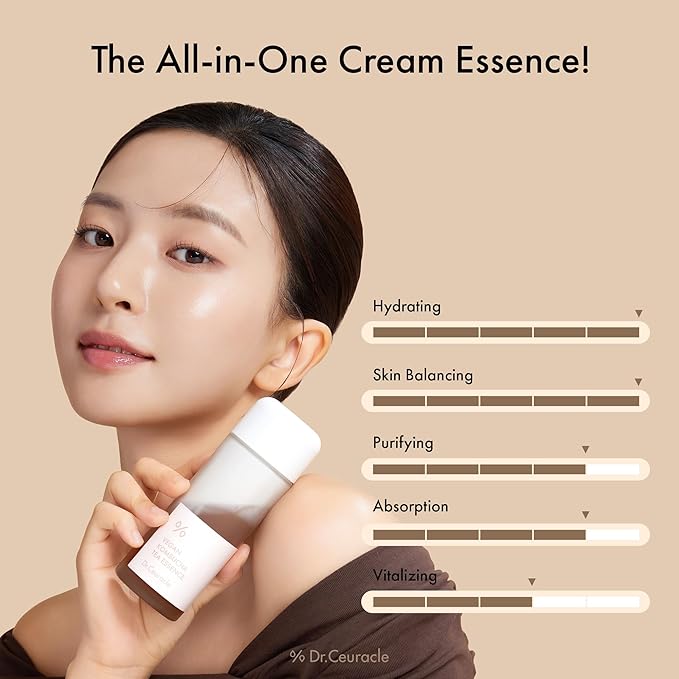 Dr.Ceuracle Vegan Kombucha Tea Essence - Hydrating Milky Toner with Kombucha Tea Extract, Centella Asiatica, Ceramide, Korean Skincare (150 ml / 5.07 fl. oz.)-FemmiqueWomen