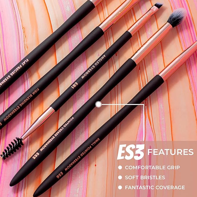 Profusion Cosmetics Pointed Crease Eyeshadow Brush Soft Synthetic Eyeshadow Blending For small Crease Eyebrow Long Lasting smudge Flawless Makeup Look-FemmiqueWomen