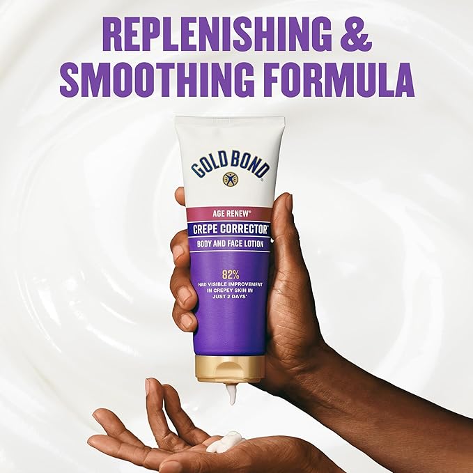 Gold Bond Age Renew Crepe Corrector Body Lotion, Replenishing & Smoothing Formula, 8 oz.-FemmiqueWomen