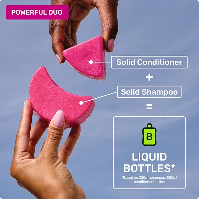 Ethique Repairing Shampoo Bar for dry, damaged hair with Rice Protein - Plastic-Free, Vegan, Cruelty-Free, 3.88 oz - Formerly Sorbet-FemmiqueWomen