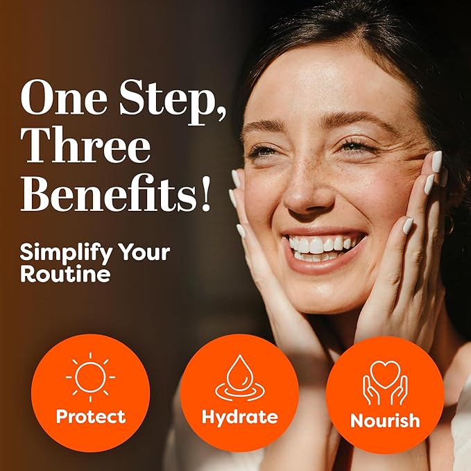 TruSkin Sunscreen Serum for Face – SPF 30 Universal Tinted Mineral Sunscreen Face Serum – Lightweight Transparent Finish – Zinc Oxide, Vitamin C, Hyaluronic Acid, Ceramides, All Skin Types, 1 fl oz-FemmiqueWomen