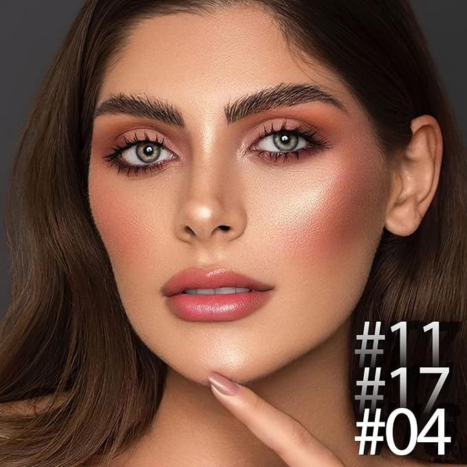 3 Pcs MEDIUM Contour Stick Set,Cream Blush & Highlighter Bronzer Pen,Long Lasting & Smooth Natural Face Contouring Illuminator,Professional Makeup Kit for All Skin-FemmiqueWomen