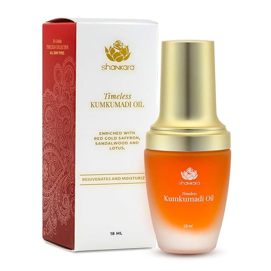Shankara Kumkumadi Oil with Pure Saffron and Ayurvedic Herbs (Original Aroma 18ml)-FemmiqueWomen