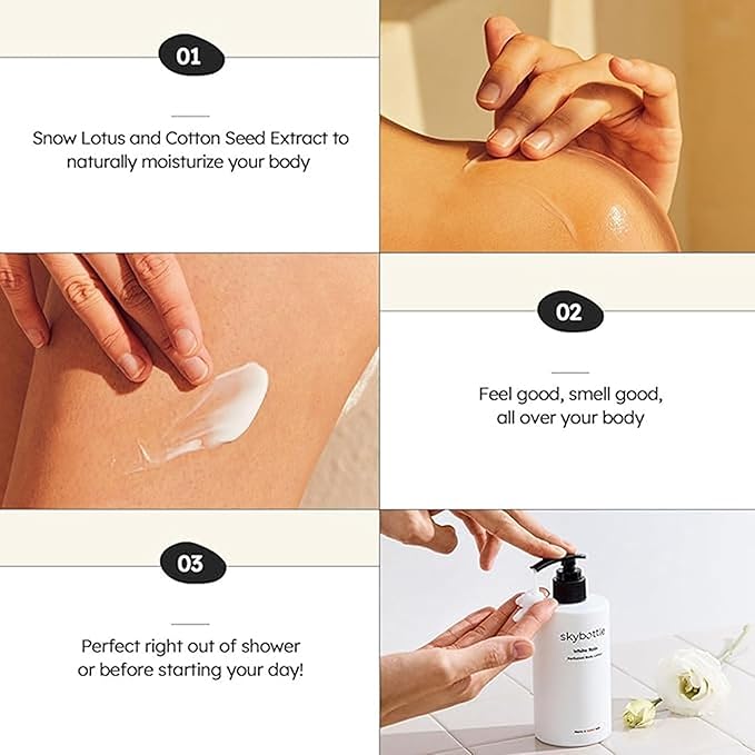 skybottle Perfumed Body Lotion with Pump, Fast Absorbing, Korean Skin Care, Grapefruit Citrus Scented Lotion for Women & Men, 10.1 Fl. Oz-FemmiqueWomen
