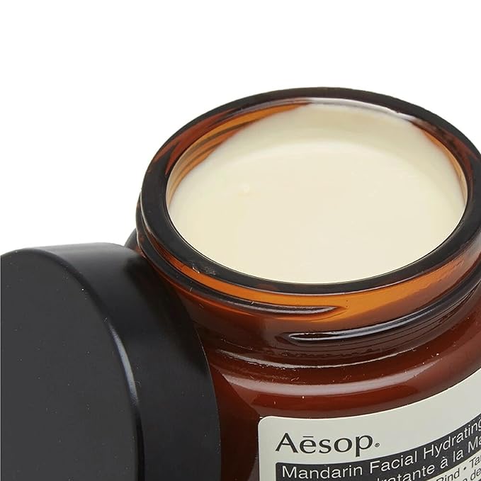 Aesop Mandarin Facial Hydrating Cream | Cools, Tones, and Balances Normal And Combination Skin | Mandarin Rind, Lemon Rind, Tangerine Rind | 2.1 oz / 60 mL-FemmiqueWomen