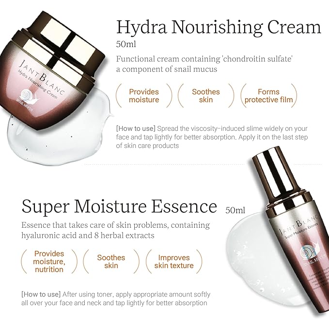 Jantblanc Snail -Mucus Skin Care Set (Skin Care 6 Set)-FemmiqueWomen