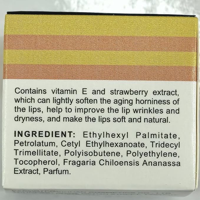 2 PCS Bee Lip Balm Lip Mask Honey Pot, Honey & Strawberry Lip Mask Propolis Moisturizing Lip Balm with Stick - Hydrating Prevention Dry and Cracked Lip Scrubs Exfoliato Lip Wrinkle Care-FemmiqueWomen