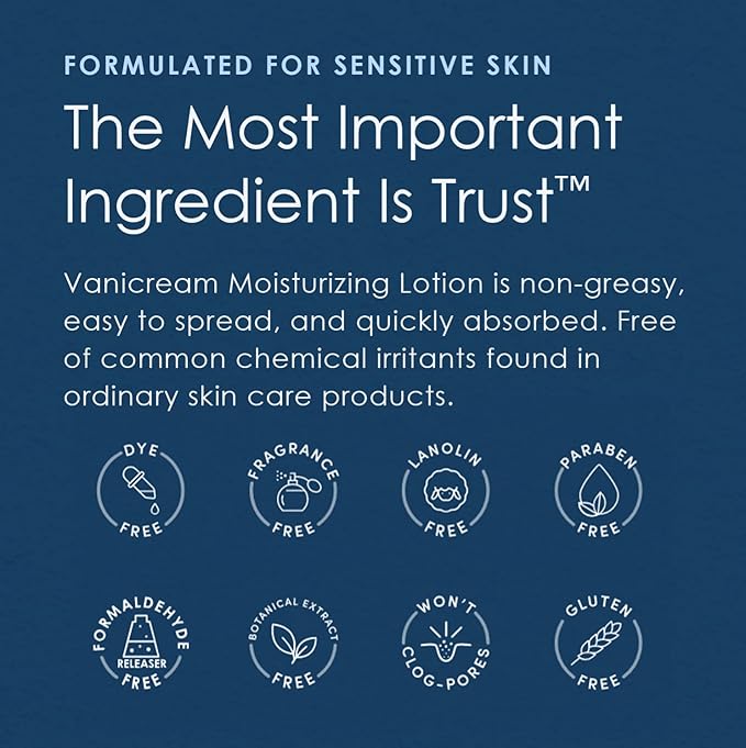 Vanicream Moisturizing Lotion with Pump Dispenser - 16 Fl Oz (Pack of 12) - Formulated Without Common Irritants for Those with Sensitive Skin (Pack of 12)-FemmiqueWomen