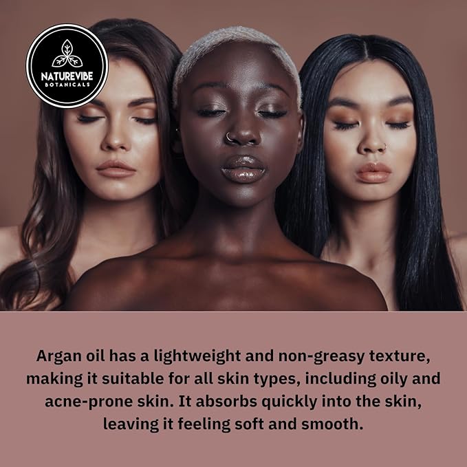 Naturevibe Botanicals Argan Oil 32 Ounces | 100% Pure and Natural | Great for Skin Care and Hair Care-FemmiqueWomen