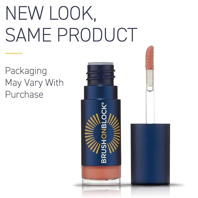 Brush On Block Sun Shine Protective Lip Oil SPF 30, Mineral Protection from UVA/UVB & Blue Light, Hydrating, Cruelty-Free, Gluten-Free, & Vegan, Coral-FemmiqueWomen