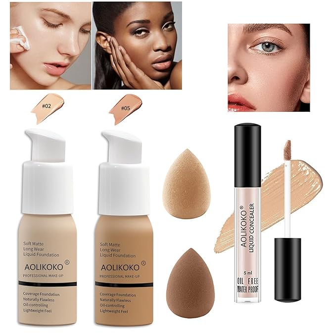 12-Color Pro Makeup Kit for Women - Eyeshadow, Foundation, Lipstick, Blush, Brushes, Eyeliner Stamp-FemmiqueWomen