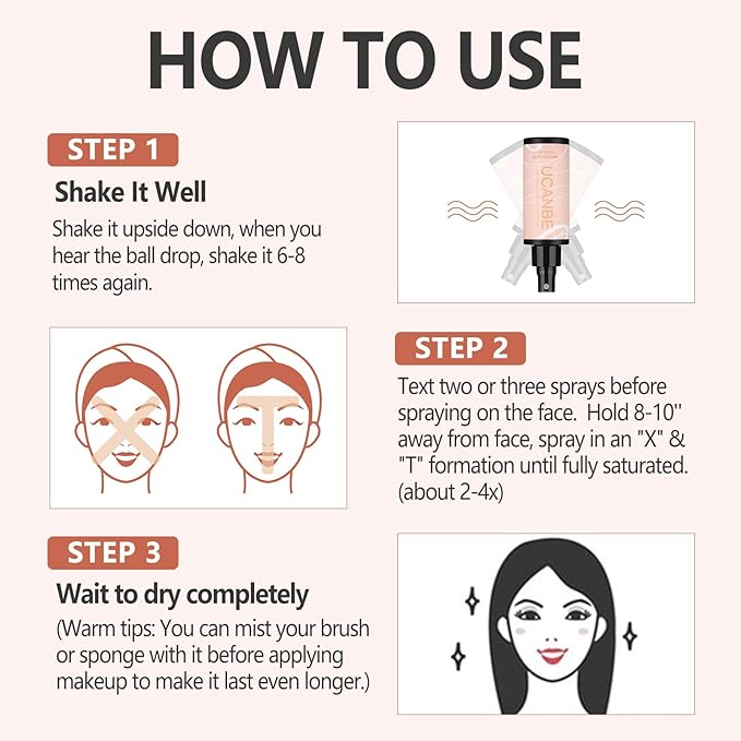 Long Lasting Makeup Setting Spray Kit - 3.38 Fl oz Super Matte Finish Setting Mist Lightweight Face Make up Fixer for Oily Skin + 1PC Sponge Puff + 1PC Powder Puff-FemmiqueWomen