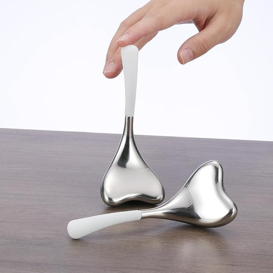 2-in-1 Gua Sha Cryo Sticks, Facial Skin Care Tools for Women Face and Eyes Massage, Unbreakable Stainless Steel Esthetician Supplies, Cooling Spa Ice Globes Roller with Carry Case-FemmiqueWomen