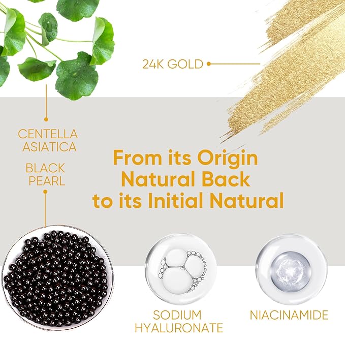 24k Gold Eye Treatment Maks 60PCS Under Eye Patch Cooling Under Eye Pads for Brightening Repairing and Refreshing Your Skin Under Eye Mask, Beauty Skin Care(gold)-FemmiqueWomen