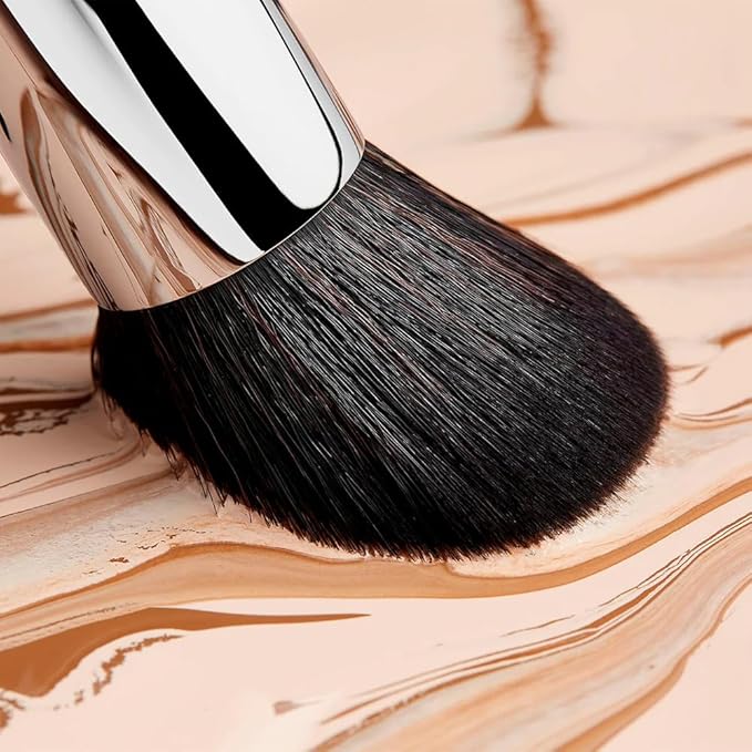 Sigma Beauty F85 Airbrush Kabuki Brush – Kabuki Foundation Brush for Buffing and Blending for an Airbrushed Base, Kabuki Makeup Brush for Liquid and Cream Foundations (1 Brush)-FemmiqueWomen