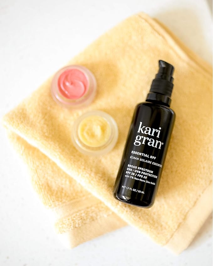 Kari Gran - Natural Essential SPF 30 Moisturizing Facial Sunscreen with Plant-Based Ingredients (1oz / 30ml)-FemmiqueWomen