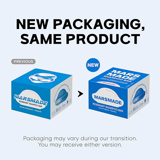 Rosemary Shampoo Bar 2.0 - Hydrating & Moisturizing Natural Hair Soap Bar Shampoo for Hair Volume & Scalp Nourishment - Bathing Soap Solid Shampoo for All Hair Types (120g, 4.23oz)-FemmiqueWomen