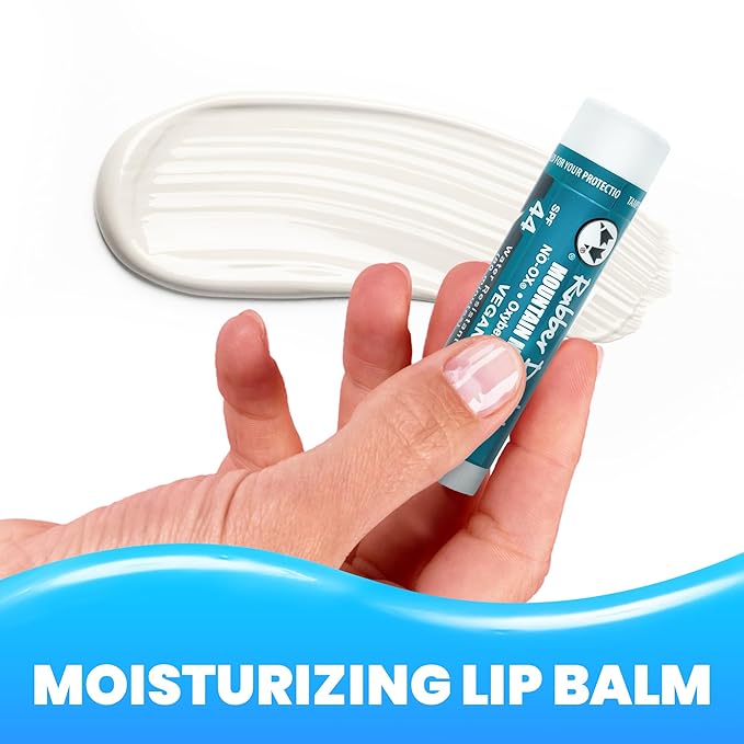 Rubber Ducky | Lip Sunscreen, Lip Balm with SPF 44, Waterproof Sunscreen Lip Balm | Vegan, Untinted, Mint Flavor, with Vitamin E | All Season - Broad Spectrum Sunscreen for Lips-FemmiqueWomen