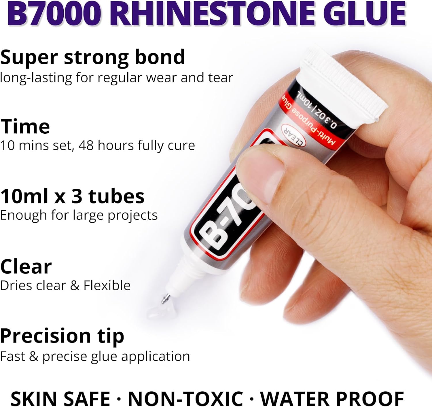 30000Pcs Resin Rhinestones for Crafting Bedazzling, Purple Flatback Gems Crystal for Crafts Clothing Clothes Shoes Fabric Tumbler Tshirt, Flat Back Jewels Bulk Multisized with b7000 Glue-FemmiqueWomen