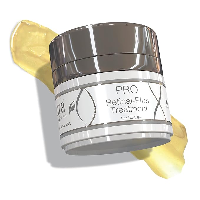 Lira Clinical PRO Retinal-Plus Treatment - Retinol Cream with Hyaluronic Acid, Salicylic Acid & Vitamin C - Helps Reduces Fine Lines & Wrinkles - All Skin Types - 1 fl oz-FemmiqueWomen