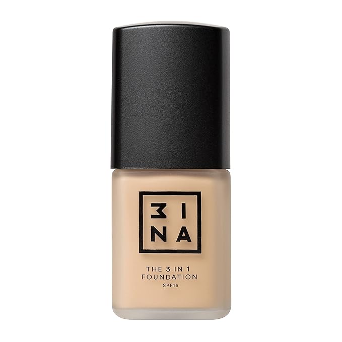 3INA The 3-In-1 Foundation 213 - Vegan Formula - Combination Of Primer, Concealer And Foundation - Medium Coverage - Natural Finish - Perfect For Covering Lines And Blemishes - Long Lasting - 1.01 Oz-FemmiqueWomen