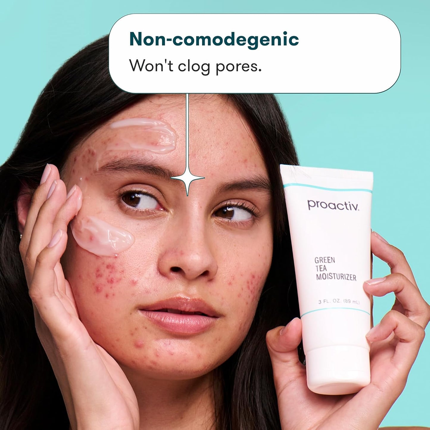 Proactiv Green Tea and Hyaluronic Acid Moisturizer for Dry Skin, Hydrating Face Moisturizer for Oily Skin, Dry Skin and Acne Prone Skin - 3 Oz-FemmiqueWomen