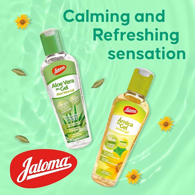 JALOMA Body Gel Pack, Arnica and Aloe Vera Moisturizer Gels, 2 Pieces Inside Each Gift Bag, 1 Gift Bag-FemmiqueWomen