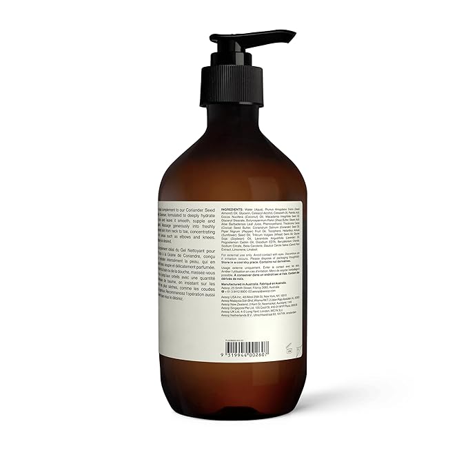 Aesop Resolute Hydrating Body Balm | Supple, Smooth Skin | Emollient Rich With Shea Butter, Wheat Germ Oil and Sweet Almond Oil | 16.9 oz / 500mL-FemmiqueWomen