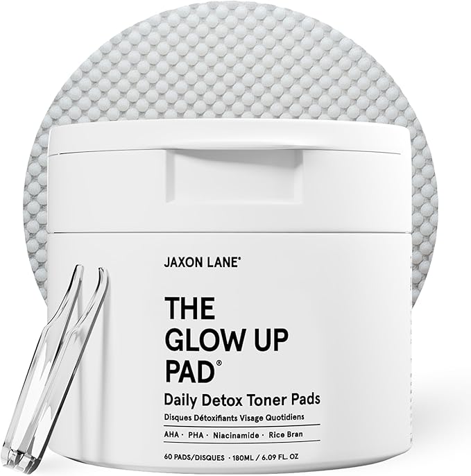 Rice Toner Pads Korean Skin Care Daily Exfoliating Pads for Face: THE GLOW UP Centella AHA PHA Niacinamide Brightening Toner for Mens Skincare, Facial Cleansing, Acne Pores, Dark Spots & Skin Radiance-FemmiqueWomen