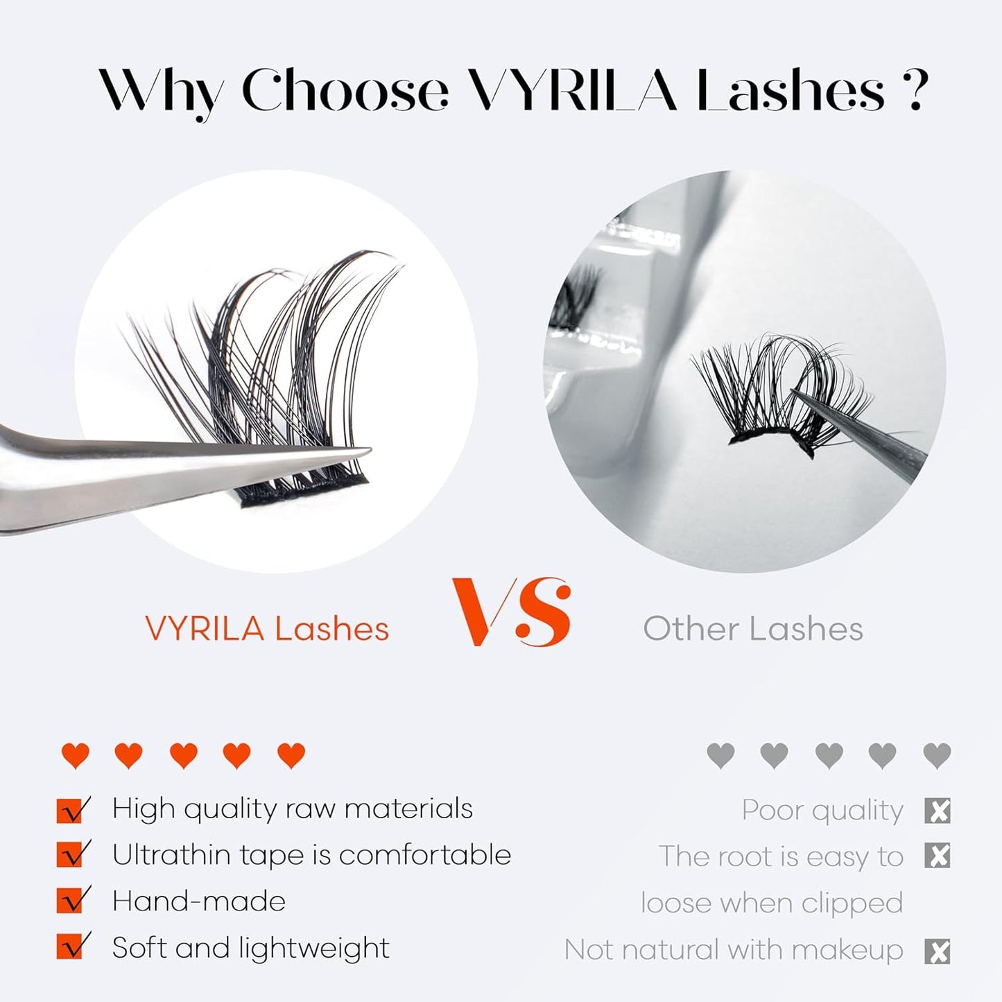 Lash Clusters-VYRILA 0.07mm Wispy Eyelashes C Curl Eyelash Clusters 8-14mix Individual Lashes Extension DIY at Home (S03+S05 138pcs-8-14mix)-FemmiqueWomen