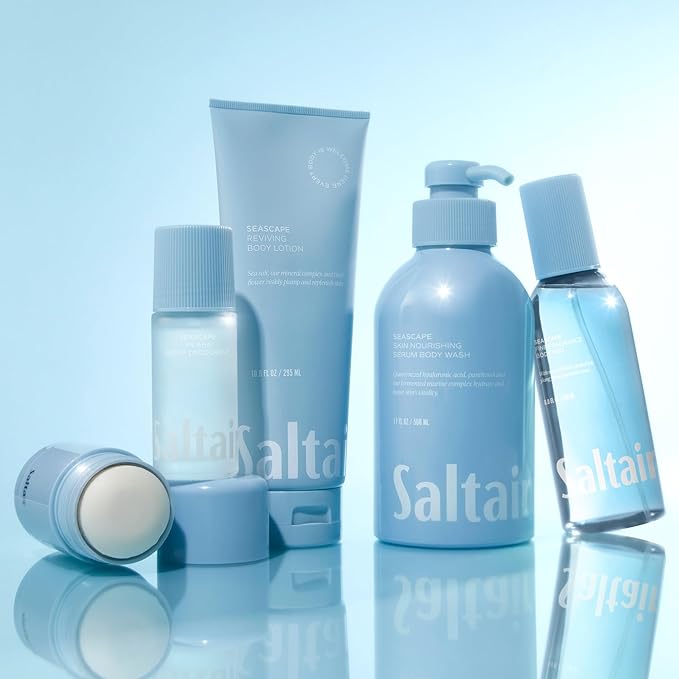 Saltair Body Lotion - 2 Pack Moisturizing Lotion For Dry Skin. Seascape Scented Hydrating Body Cream with Nourishing Moisturizer Formula. Skin Care for Women and Men. 2x 10oz Tubes-FemmiqueWomen