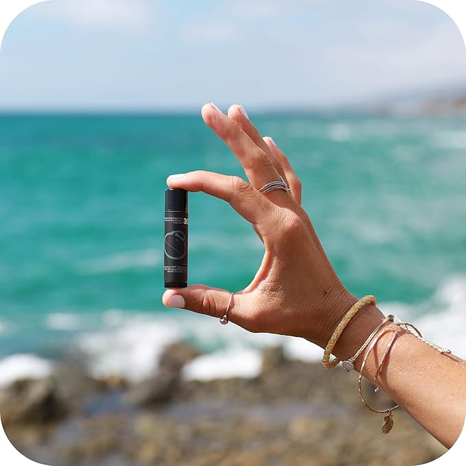 Sun Bum Signature SPF 30 Sunscreen Lip Balm | Vegan and Cruelty Free Broad Spectrum Water Resistant Chapstick with UVA/UVB Protection | .15 oz, Clear (Pack of 2)-FemmiqueWomen