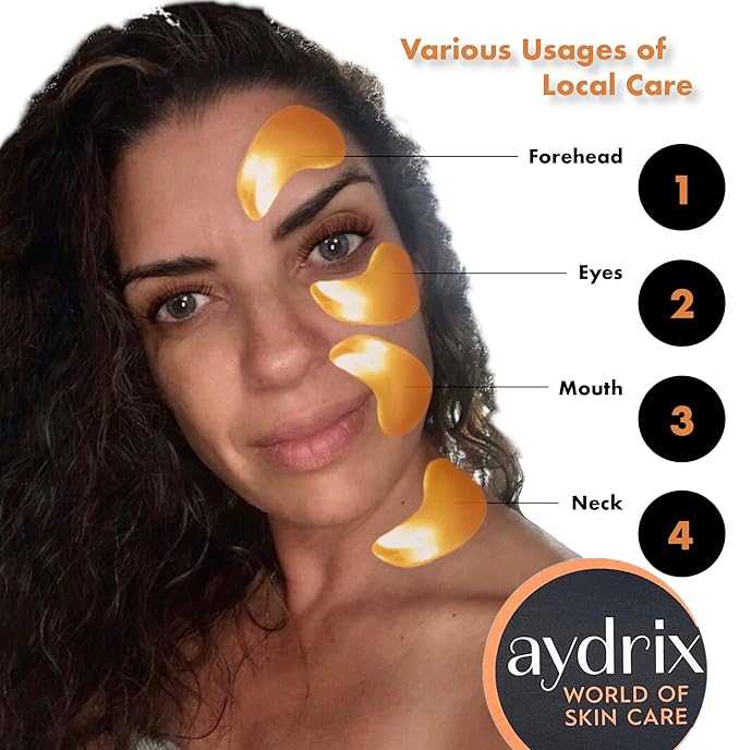 24K Gold Under Eye Mask Treatment - Corrects Puffy Eyes, Dark Circles - Reduces Wrinkles, Fine Lines and Hydrates Your Skin - 15 Golden Eye Mask Pairs-FemmiqueWomen