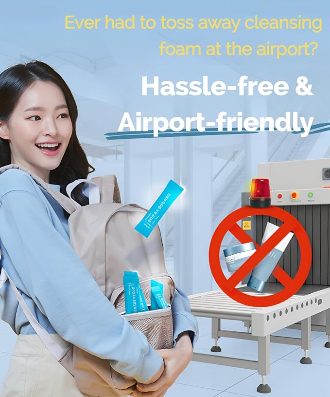 UNIZAAR Fill Collagen Enzyme Powder Face Wash Set of 2 – (0.007 oz * 60EA) Luxurious French Collagen & Urea Infused Korean Cleanser, Travel Face Wash, Travel Size Face Wash for Women, Korean Skin Care-FemmiqueWomen