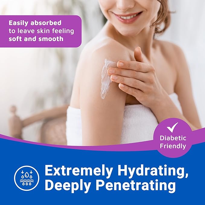 Dermal Therapy Extra Strength 5% AHA 10% Urea Body Lotion - Healing for Extremely Dry, Cracked Skin - Fragrance-Free - Sensitive Skin, Diabetes & Medication-Induced Dryness - 8 fl oz / 240 ml-FemmiqueWomen