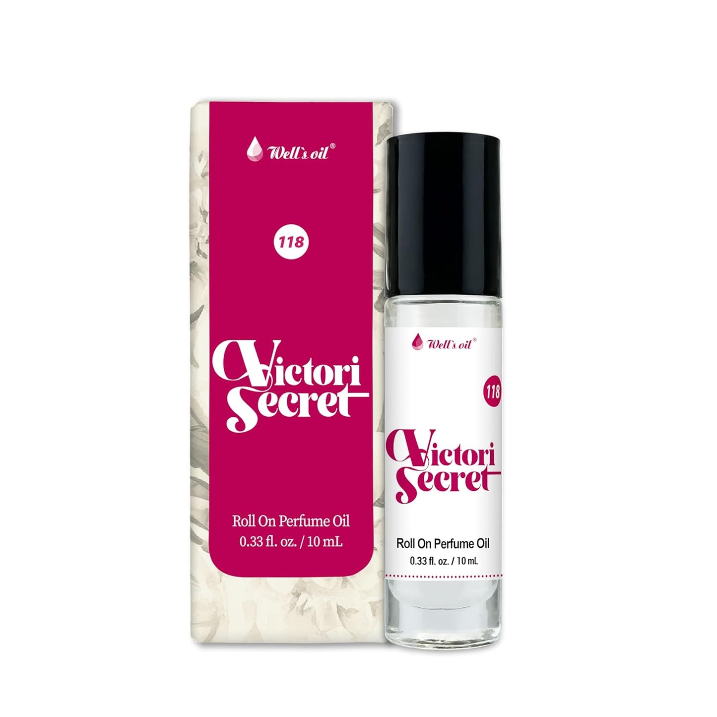 Well's Oil Roll-On Perfume Oil (Victori Secret) | Long-Lasting | Paraben-Free | 0.33 Fl Oz / 10 ml-FemmiqueWomen