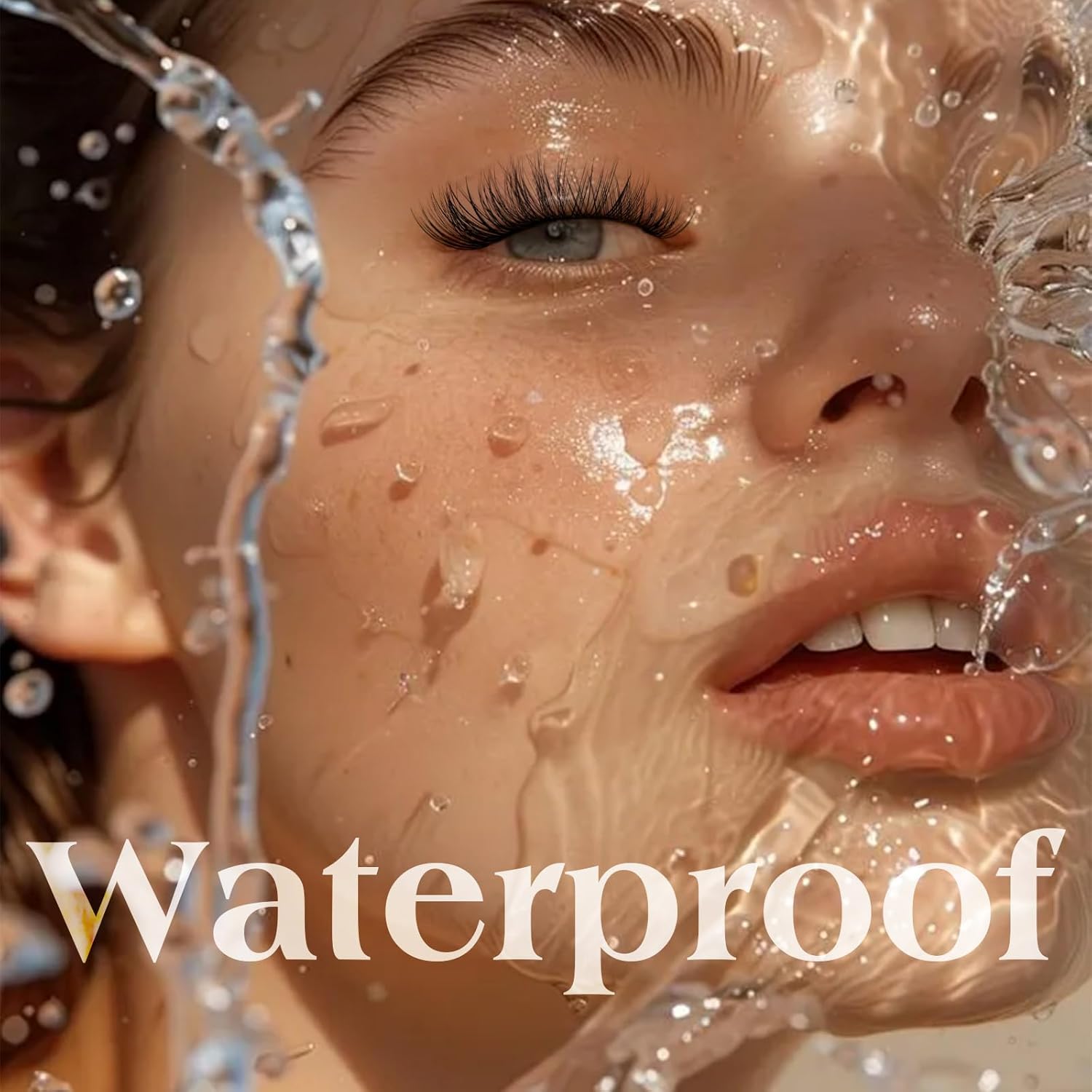 Self Adhesive Eyelashes Natural Self Adhesive Lash Clusters Pre-glued Eyelashes Clusters C-Curly No Glue Lashes Wispy Cluster Lashes 10-16MM DIY Individual Lashes by zanlufly-FemmiqueWomen