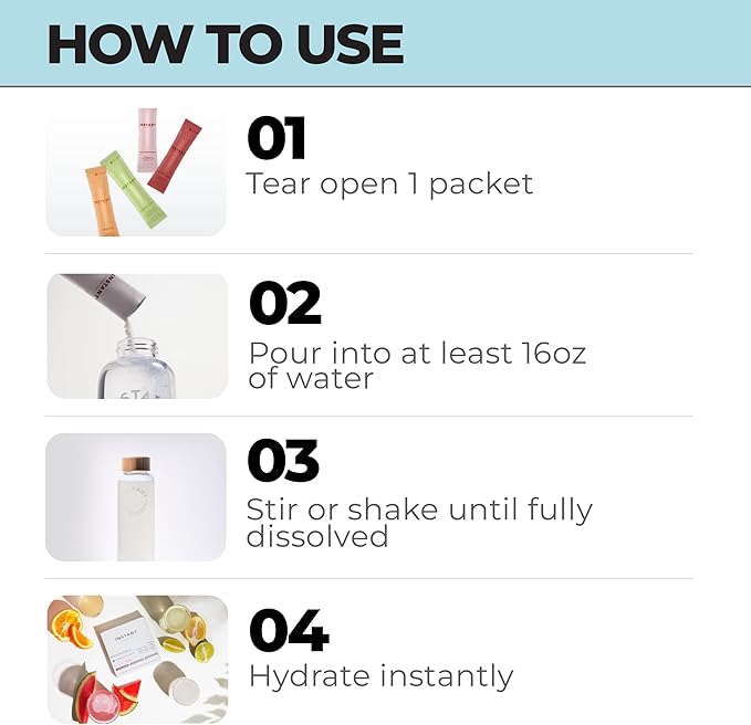 Instant Hydration Electrolytes Powder Packets - Variety Pack - Zero Sugar - Keto, Vegan, Gluten-Free, Non-GMO - Boost Recovery, Brain Function, Muscle & Tissue Health - 12 Sticks-FemmiqueWomen