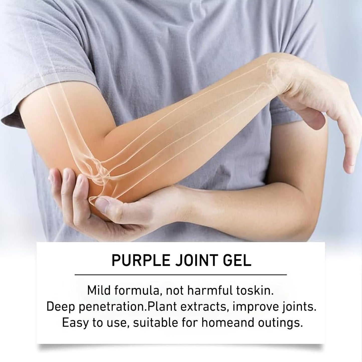 Joint Purple Gel,Soothing Massage Cream, Full-Body Joint Support for Knees, Lumbar, Neck, Hands & Feet(2PCS)-FemmiqueWomen