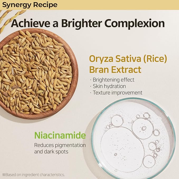 Rice Mask Cleanser 6.76 fl oz - Glow-Boosting & Hydrating Face Wash with Jeju Rice & Natto Gum, Gentle Exfoliating Daily Foam Cleanser, Deep Pore Cleansing, Non-Irritating- Korean Skin Care-FemmiqueWomen