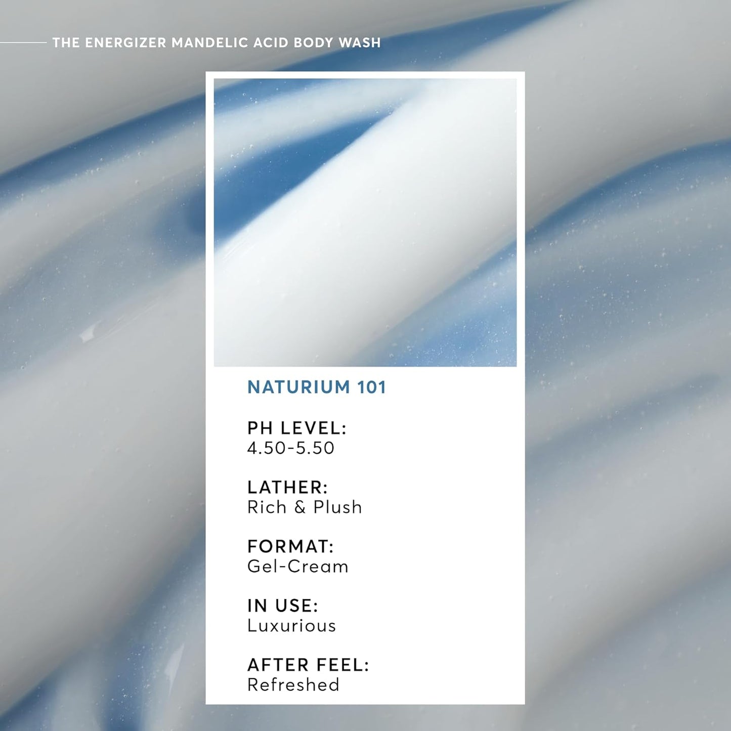 Naturium The Energizer Body Wash, Cooling & Refreshing Formula with Mandelic Acid, Deeply Cleanses & Neutralizes Body Odor, 16.9 oz-FemmiqueWomen