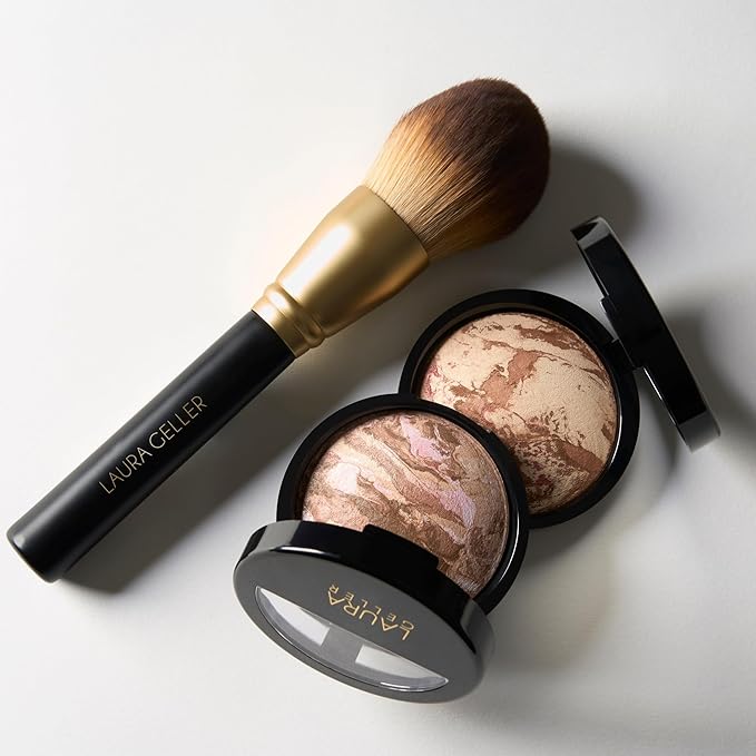 LAURA GELLER NEW YORK Classic Bronzer Brush | Fluffy Powder Brush, Contour & Define, Vegan Bristles-FemmiqueWomen