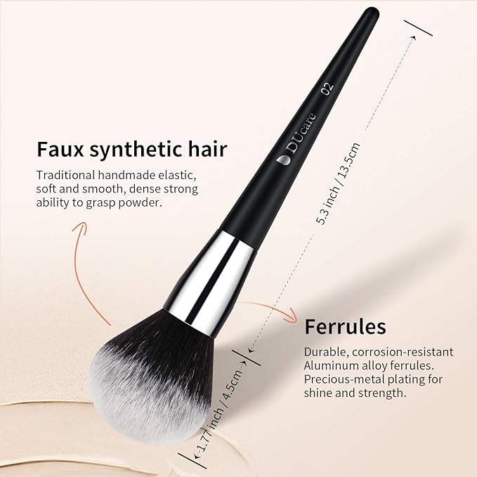 DUcare Makeup Brushes Set Professional 32Pcs Make up Brushes Premium Synthetic Kabuki Foundation Blending Face Powder Blush Concealers Eye Shadows-FemmiqueWomen