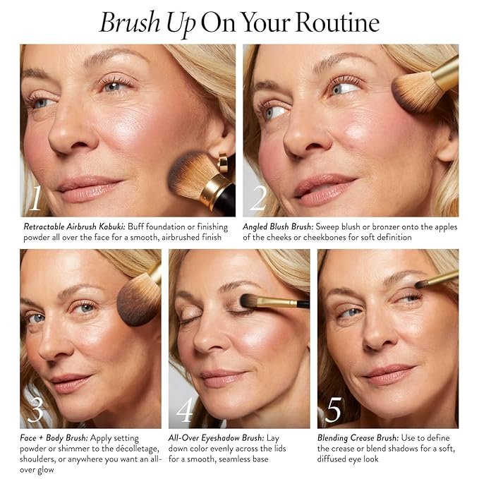 LAURA GELLER NEW YORK 5pc Full Face Brush Set-FemmiqueWomen