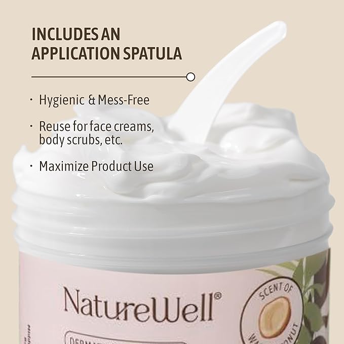 NATURE WELL Hydrate & Soften Coconut Oil Moisturizing Cream for Face, Body, & Hands, Non-Greasy, Intense Hydration & Luxurious Feel, Revives Dry & Sensitive Skin, Superfood for Your Skin, 16 Oz-FemmiqueWomen