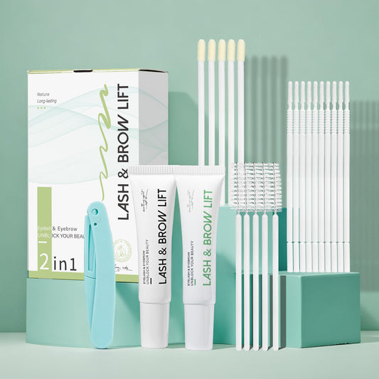 Lash Lift Kit for Eyelash Perm, Professional Lash & Brow Lift Gentle Formula for Long-Lasting Natural Curl & Self Lash Lifting, Brow Lamination Set for Salon-Quality Results at Home-FemmiqueWomen