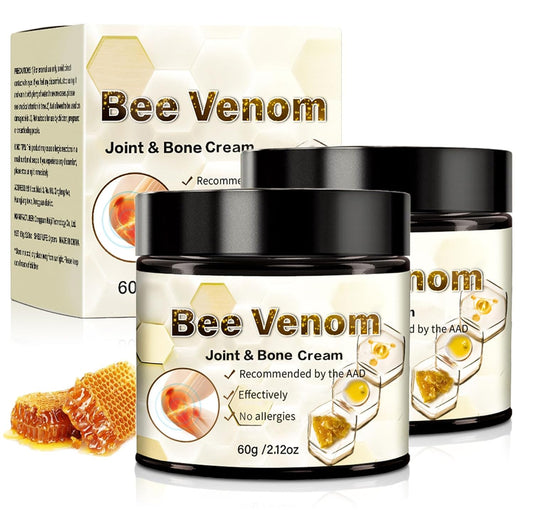 2 PCS Bee Venom Arthritis Cream, Bee Venom Advanced Joint Cream, Bee Venom Joint Relief Cream, Suitable for Back, Neck, Hands, Foot Joints, Etc-FemmiqueWomen