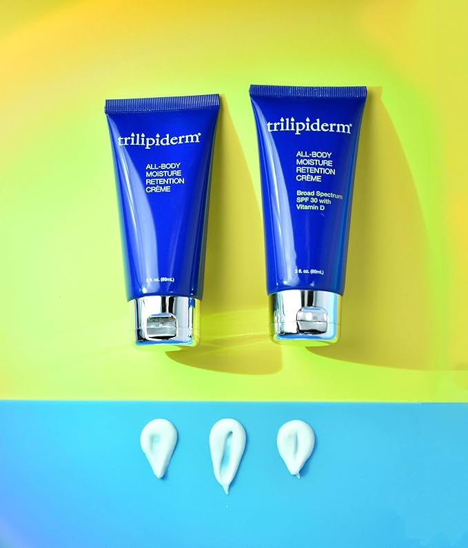 Trilipiderm Travel Size Moisturizer Sunscreen 3oz – The Stowaways Overnight, Travel Size, Getaway – Hydration for Body and Face 1 x SPF 30 Sunblock and 1 x All-Body Moisturizer-FemmiqueWomen