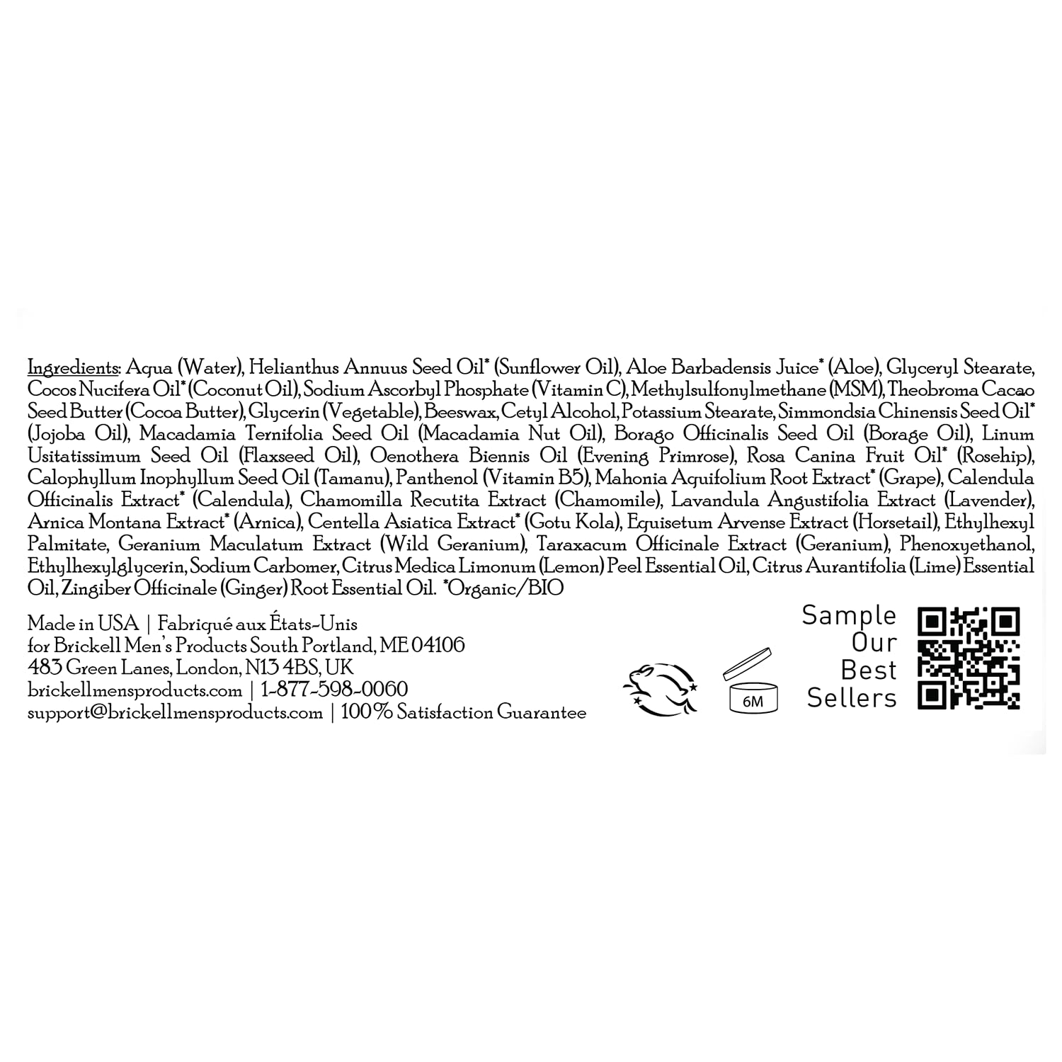 Brickell Men's Products Resurfacing Anti-Aging Face Cream For Men, Natural and Organic Face Moisturizer, Vitamin C Cream For Wrinkles, 2 Ounce, Scented-FemmiqueWomen