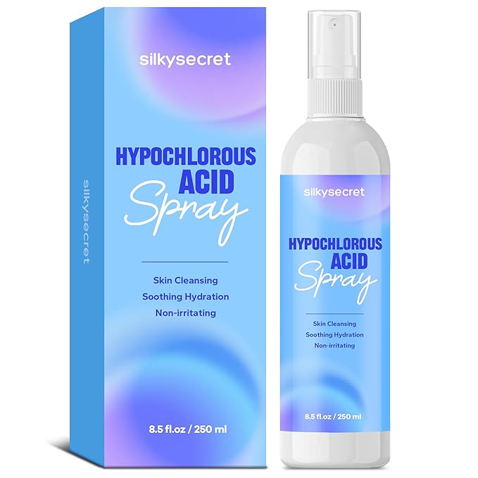 Hypochlorous Acid Spray (8.45 Fl Oz), Facial Spray for Skin Cleansing & Soothing, Hypoallergenic HOCL Sprays for Face & Eyes, All-Purpose Cleaner for Sensitive Skin Care-FemmiqueWomen